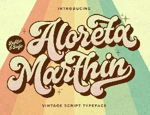 Aloreta Marthin font