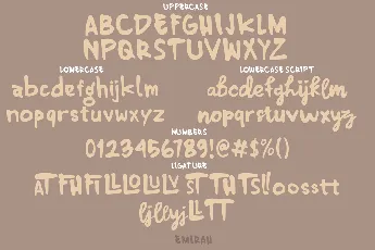 Emirah Demo font