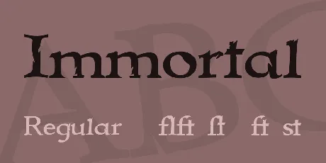 Immortal font