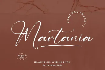 Martania â€“ Beautiful Script font