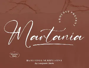 Martania â€“ Beautiful Script font