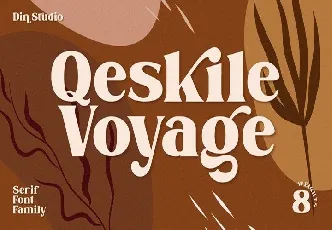 Qeskile Voyage Serif font