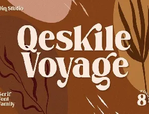 Qeskile Voyage Serif font