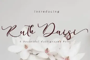 Ruth Daisi Calligraphy font