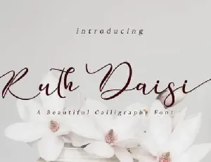Ruth Daisi Calligraphy font