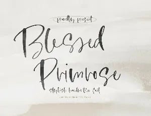 Blessed Primrose font