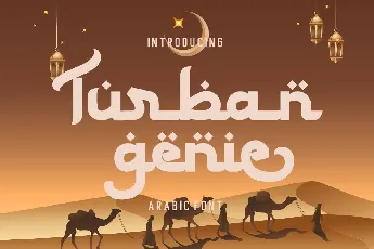 Turban Genie font