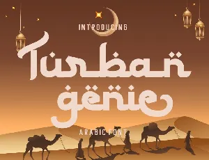 Turban Genie font