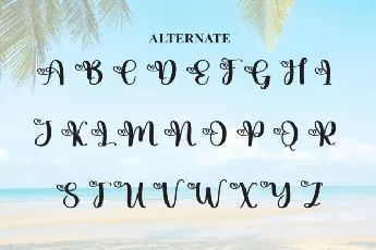 June Beach Script font