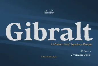 Gibralt DEMO font