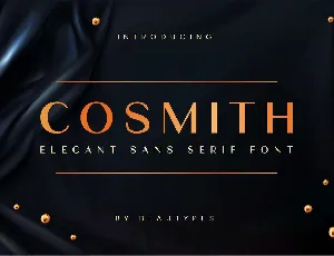 Cosmith font