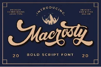 Macrosty font