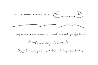 Friendship Goal Demo font