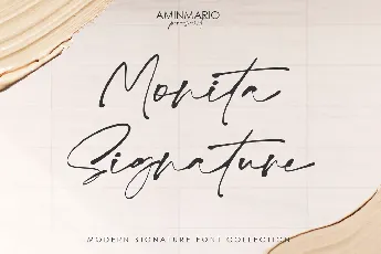 Monita Signature font