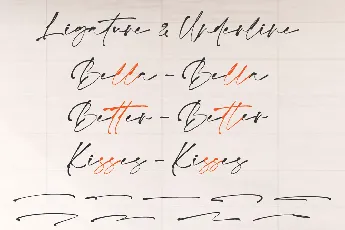 Monita Signature font