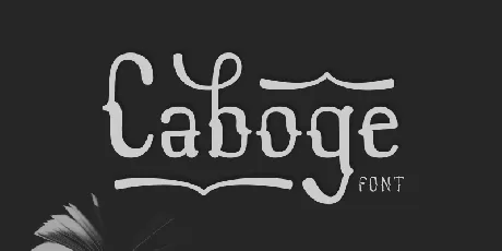 Caboge font