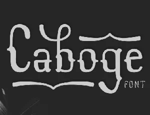 Caboge font