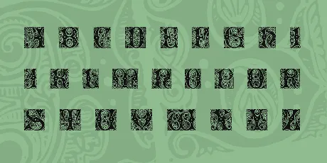 Cheshire Initials font