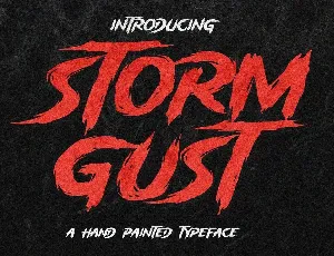 Storm Gust font