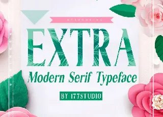 Extra Serif font