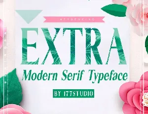 Extra Serif font