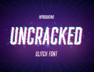Uncracked Free Trial font