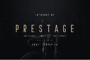 Prestage font