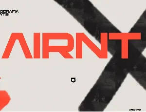 AIRNT font