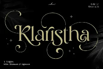 Klaristha font