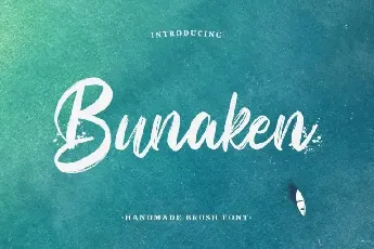 Bunaken Brush font