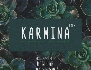 Karmina Handwritten font