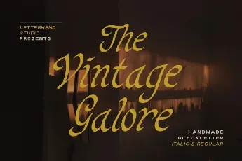 Vintage Galore font