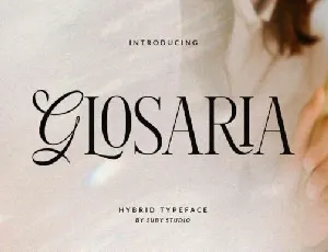 Glosaria font