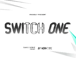 Switch One Demo font