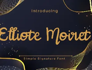 Elliote Moiret font