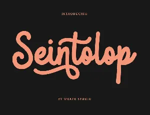 Seintolop font