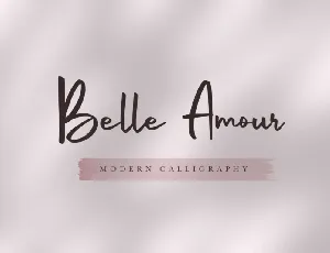 Belle Amour font