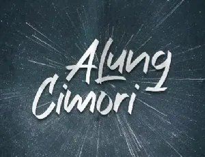 Alung Cimori font