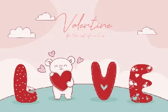 Valentine Ornaments font