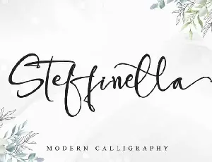 Steffinella Script font