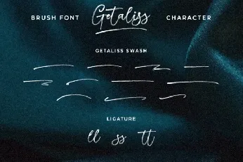 Getaliss Brush font