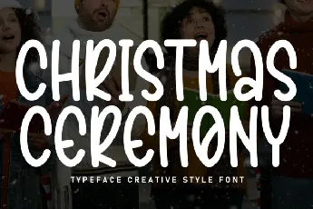 Christmas Ceremony Display font