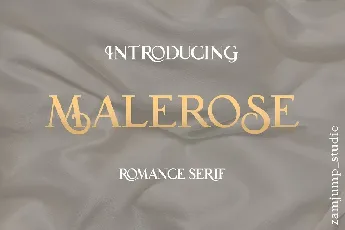 Malerose font