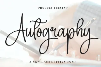 Autography Script font