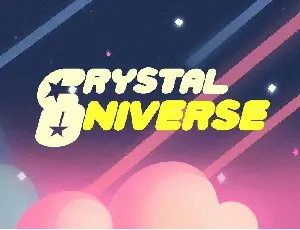 Crystal Universe font