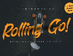 Rolling Go font