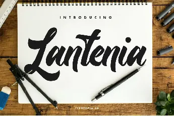 Lantenia font