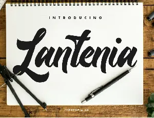 Lantenia font