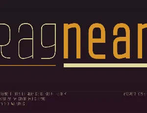 Ragnear Display font