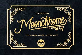 Moonchrome font